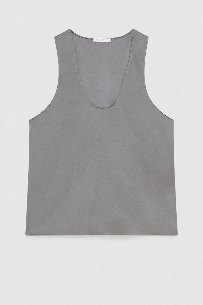 Blusa in raso lucido