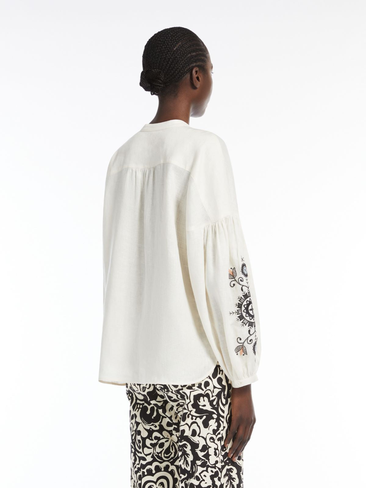 Camicia coreana in lino