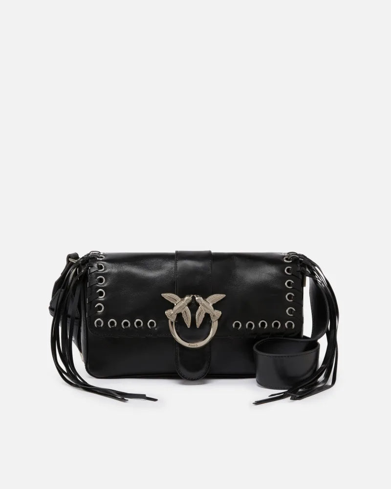 Borsa a spalla soft Love Bag Slouchy con frange