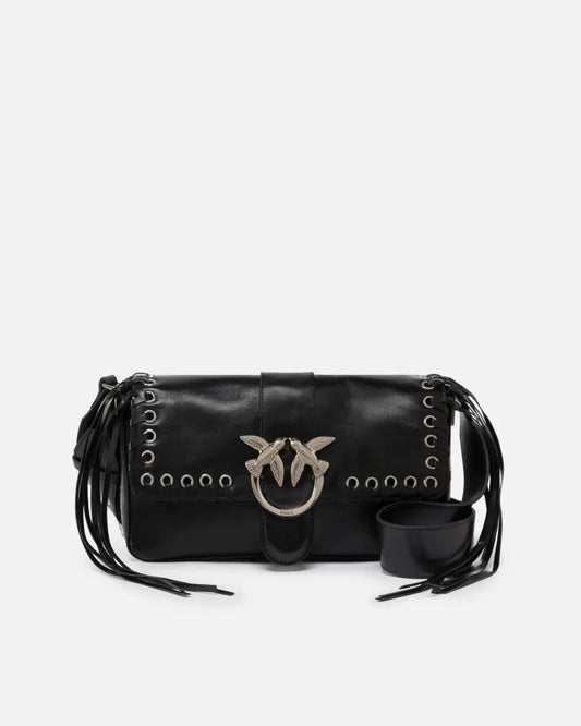 Borsa a spalla soft Love Bag Slouchy con frange