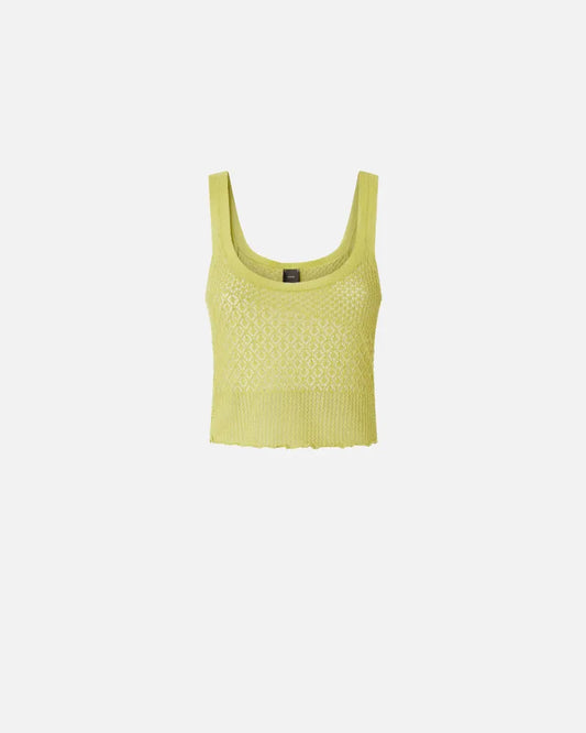 Top canotta traforato con diversi pattern