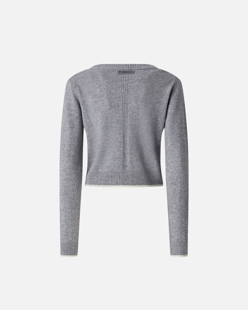 Cardigan con scollo a V