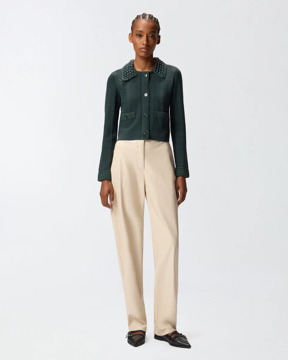 Giacca corta in maglia