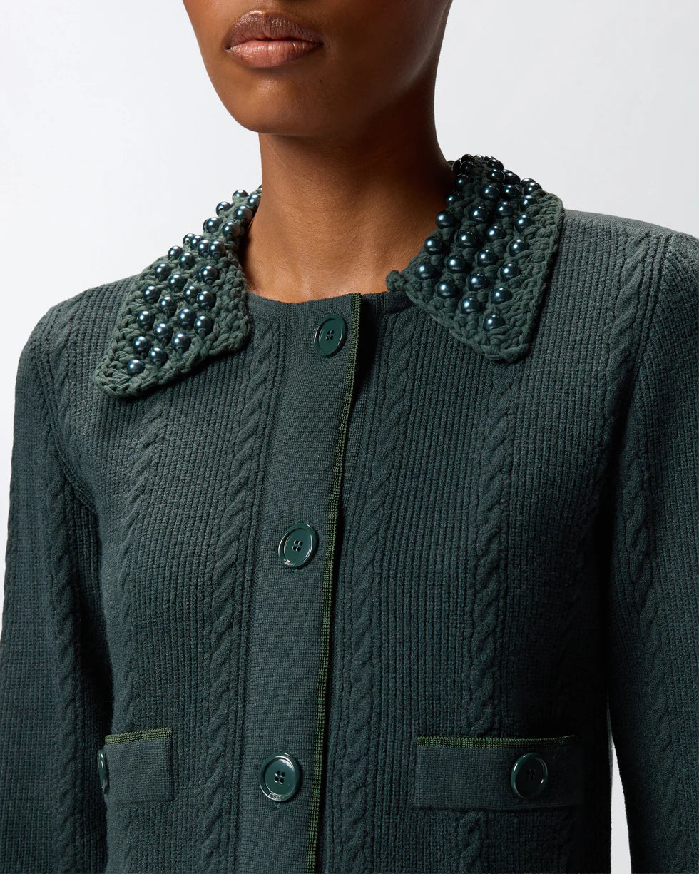 Giacca corta in maglia