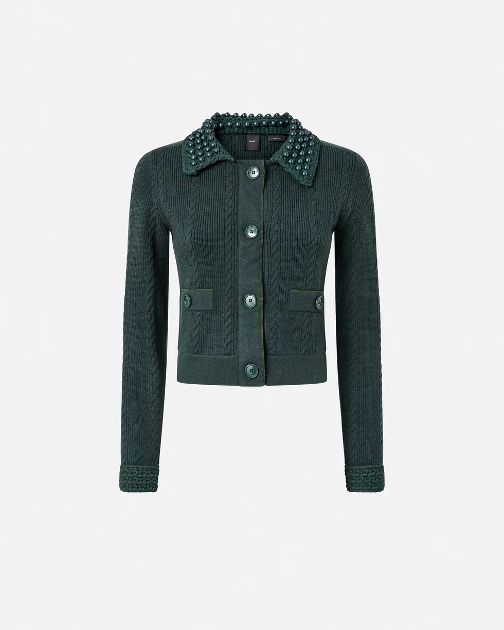 Giacca corta in maglia