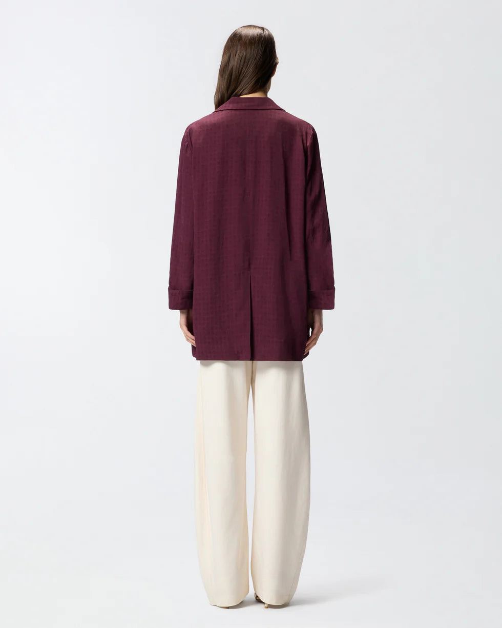 Giacca doppiopetto con motivo cravatteria