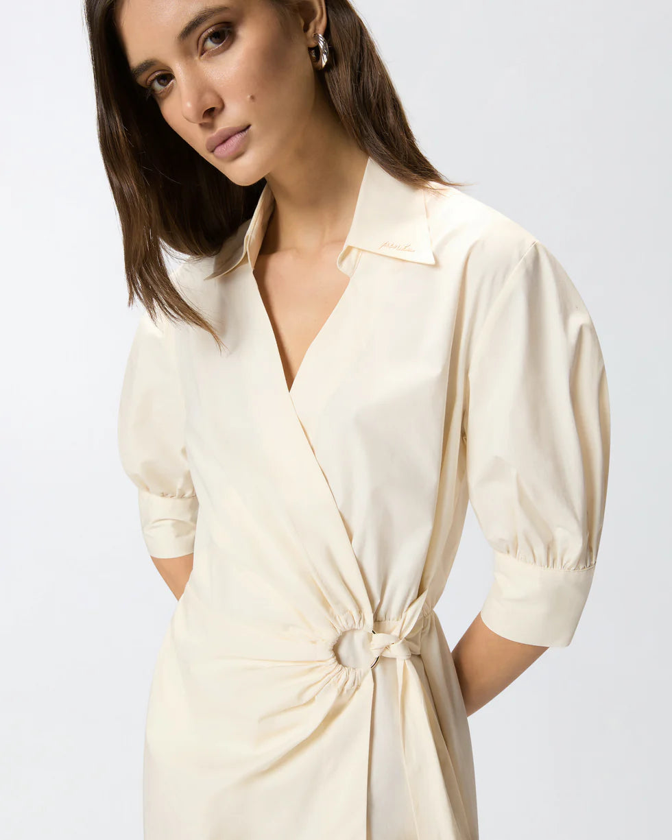 Abito midi a portafoglio