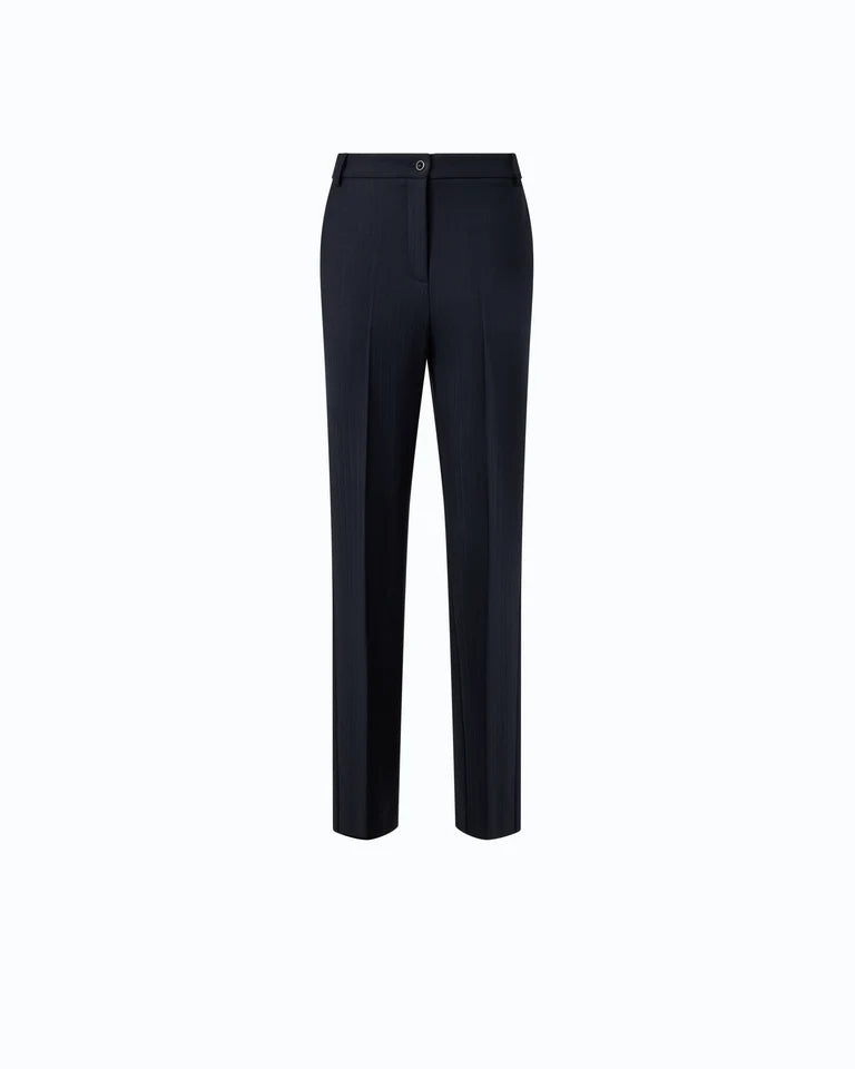 Pantaloni a sigaretta in misto lana stretch