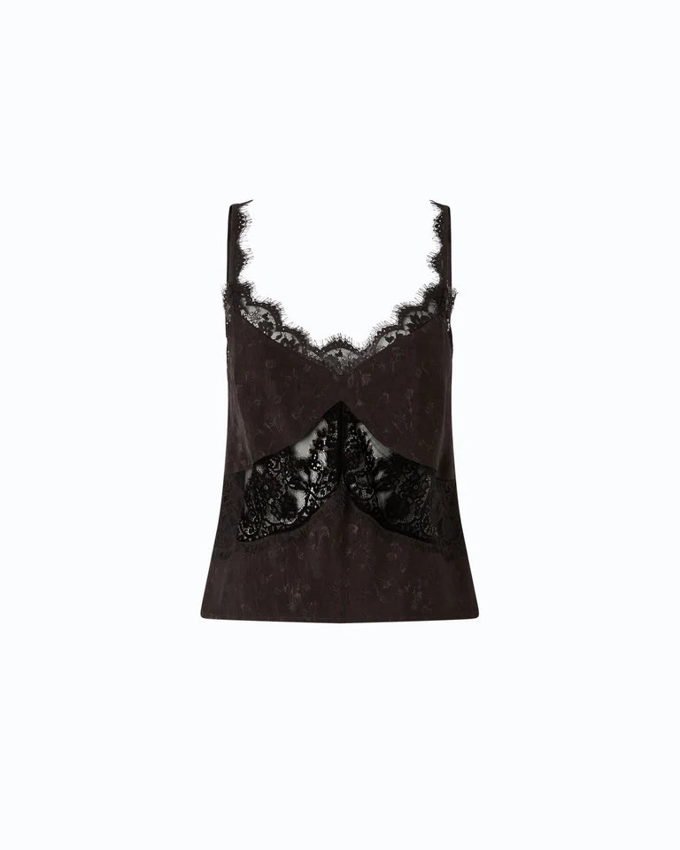 Top lingerie con pizzo