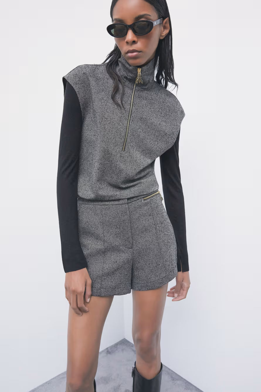 Gilet strutturato bouclé