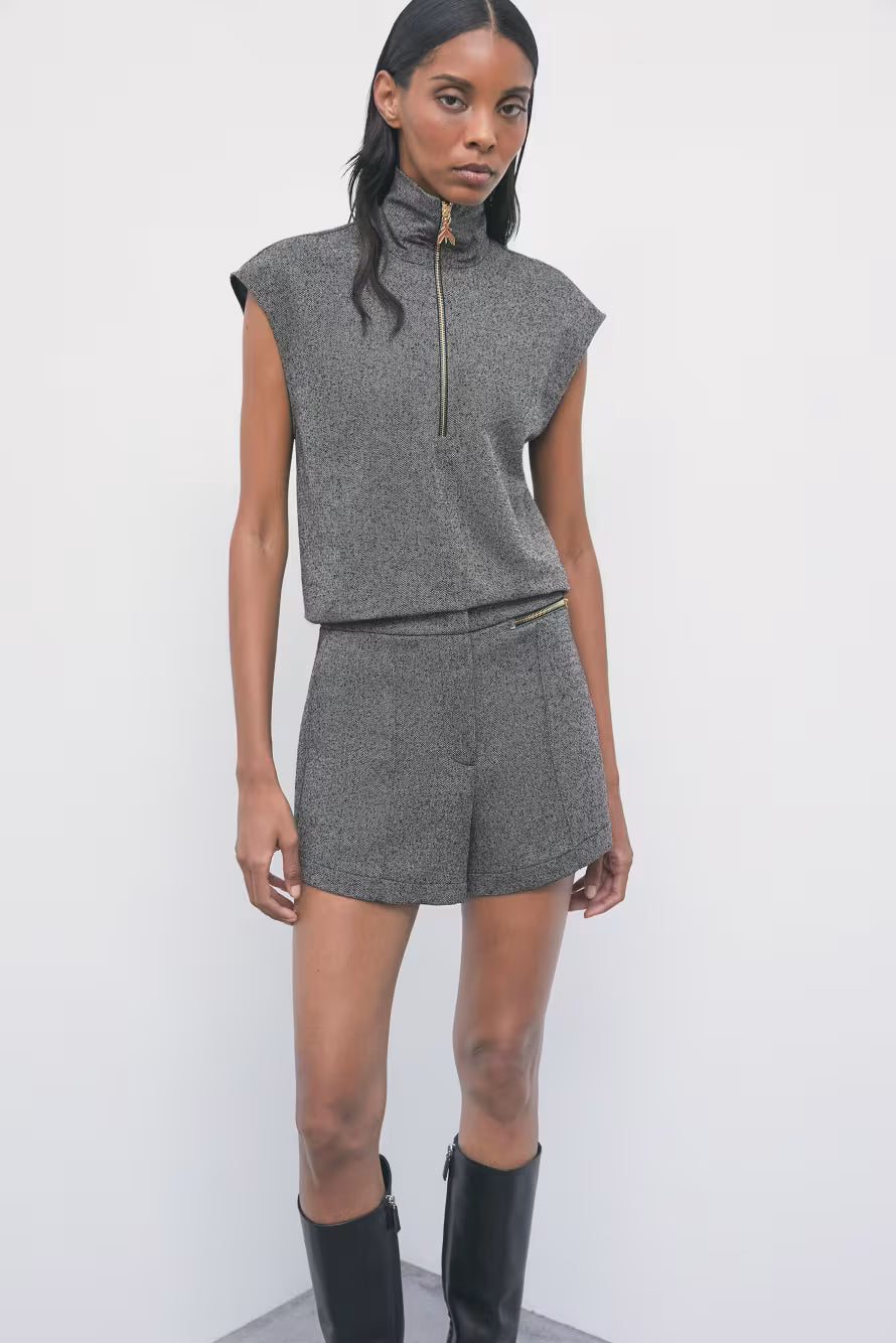 Gilet strutturato bouclé