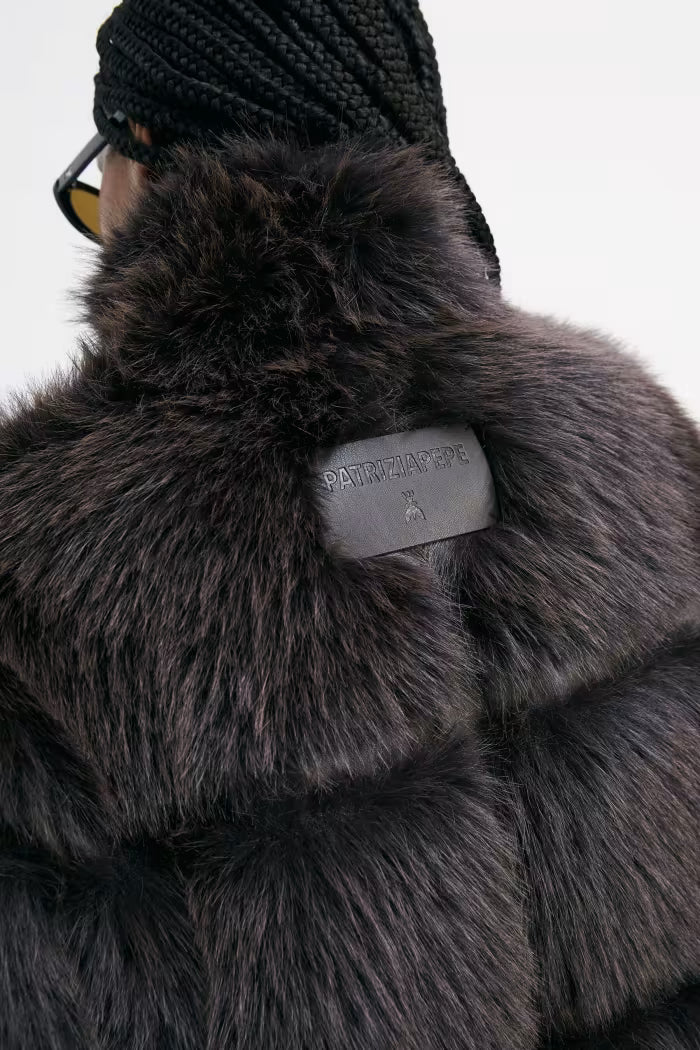 Giubbotto fluffy midi