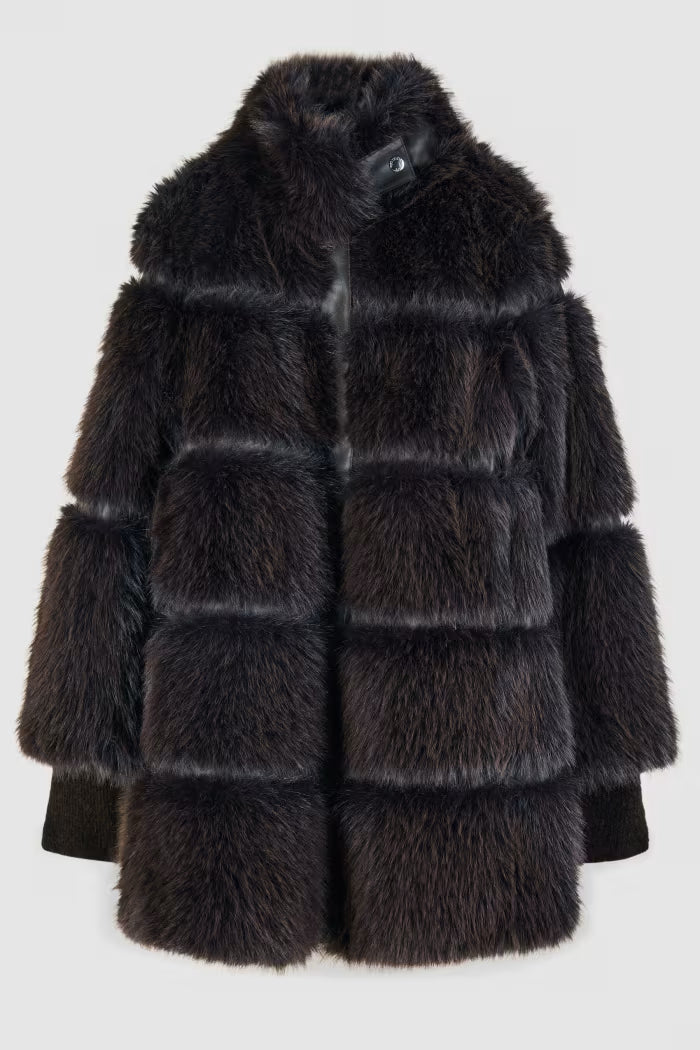 Giubbotto fluffy midi