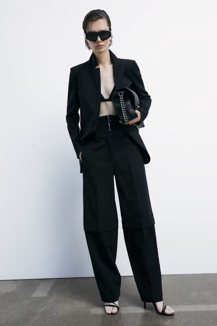 Pantaloni baggy con corsetto