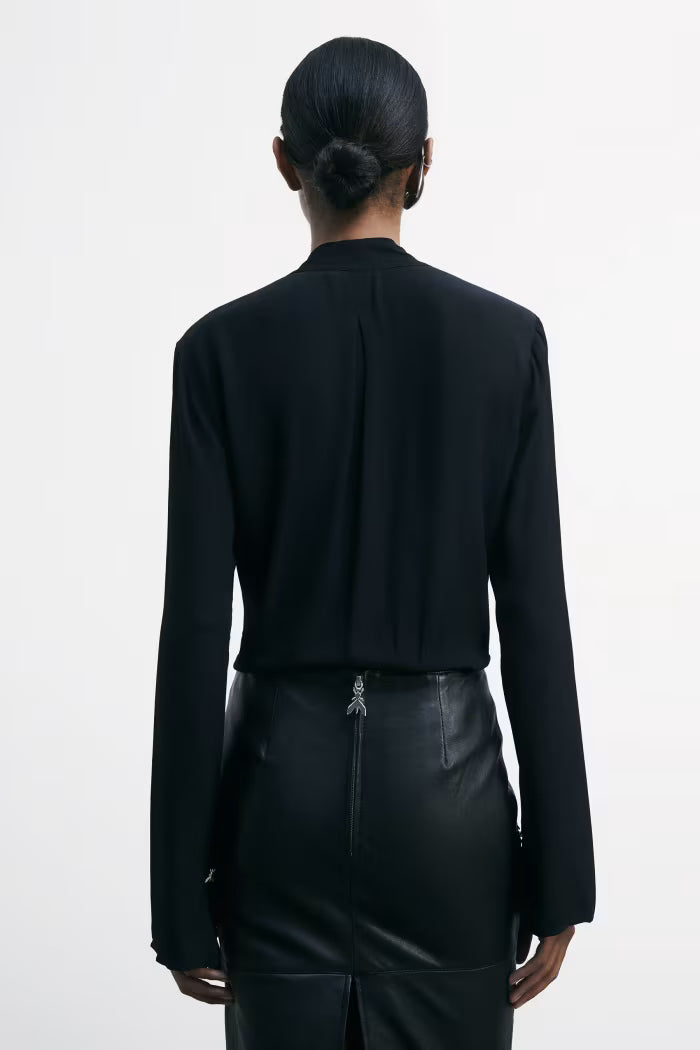 Camicia in viscosa con fusciacca