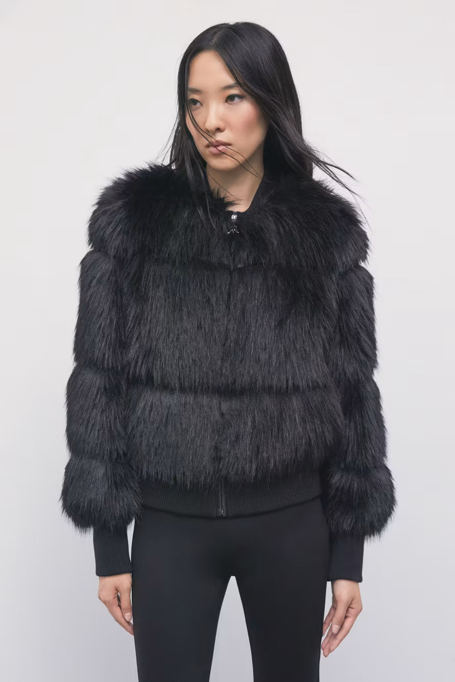 Giubbotto bomber fluffy