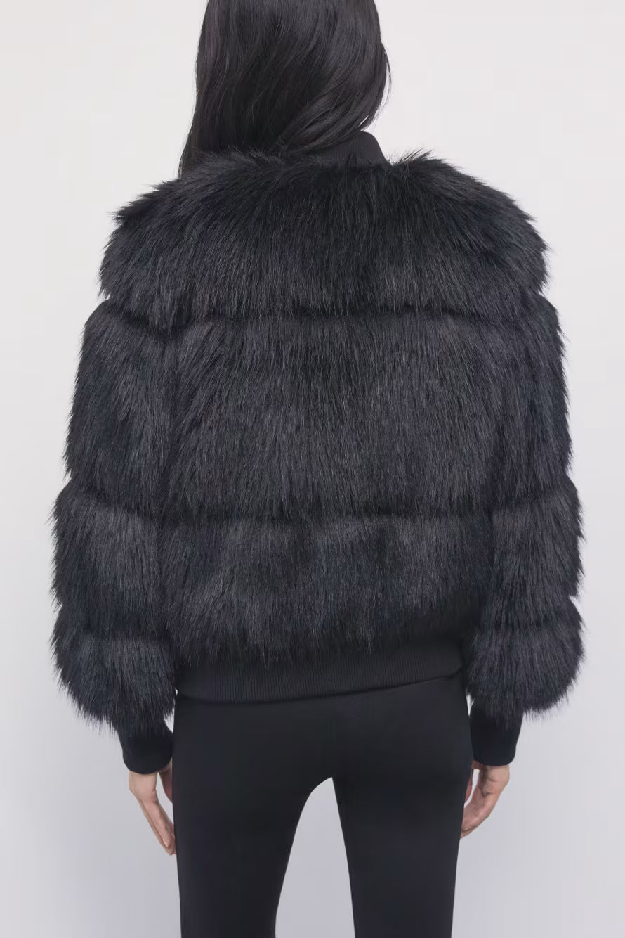 Giubbotto bomber fluffy