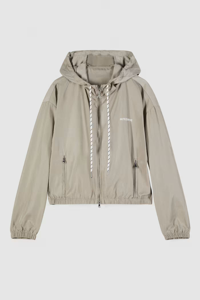 Bomber sportivo con cappuccio