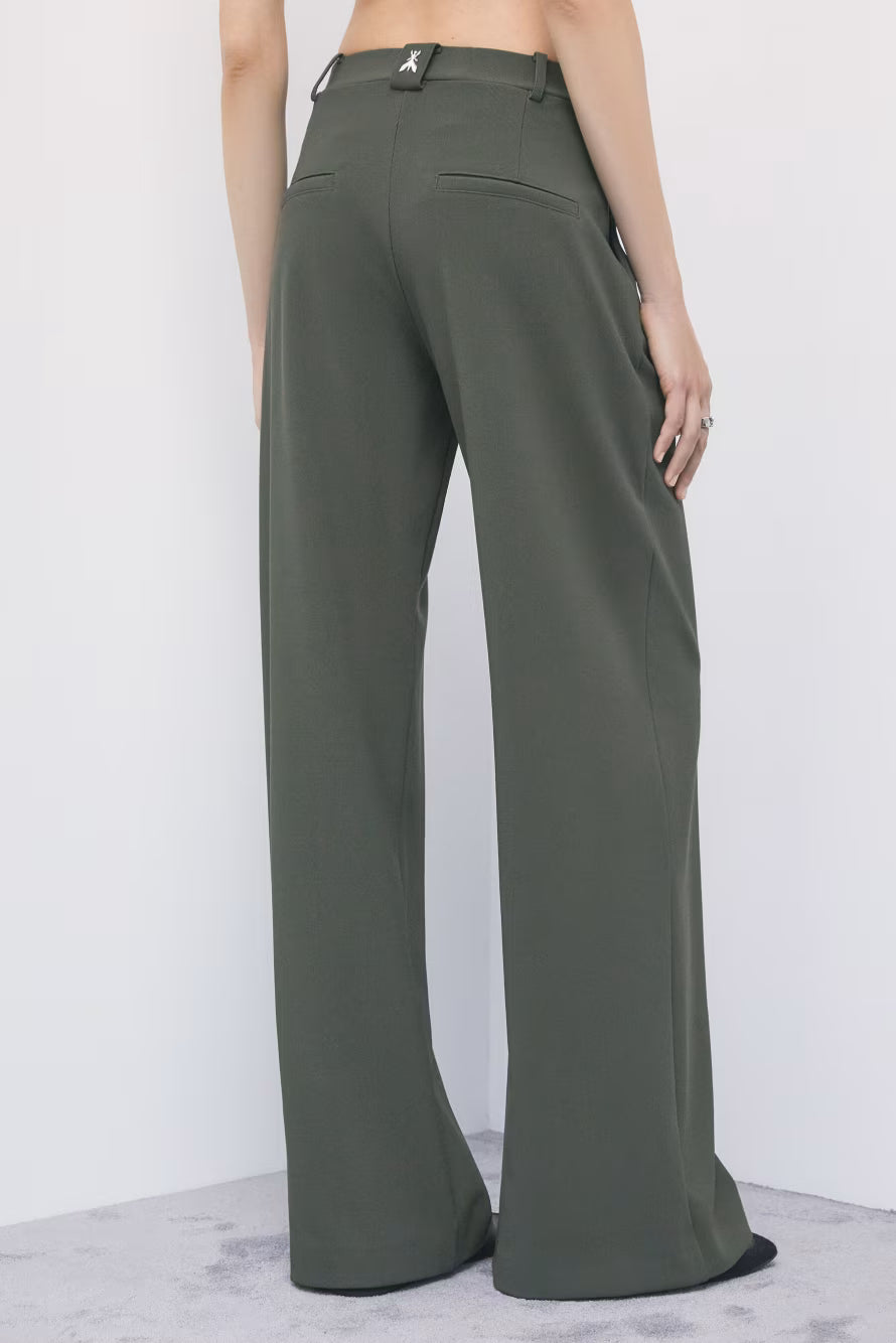 Pantaloni palazzo con pinces