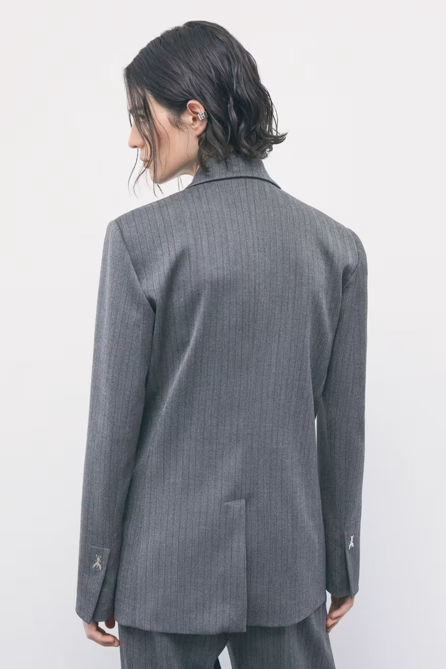 Blazer doppiopetto gessato