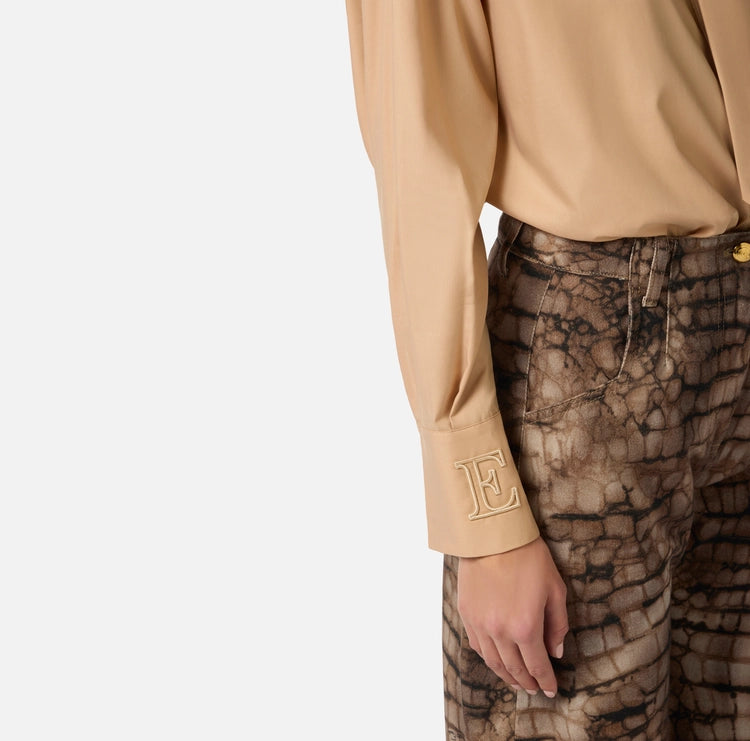 Camicia in cotone con cravatta