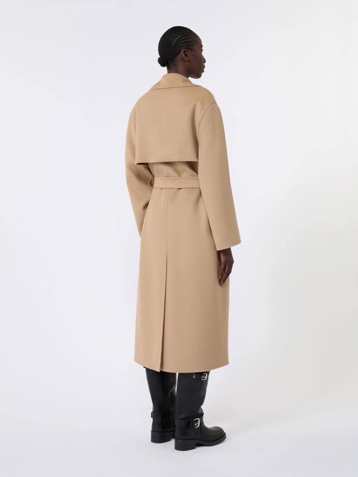 Cappotto in doppio di mista lana