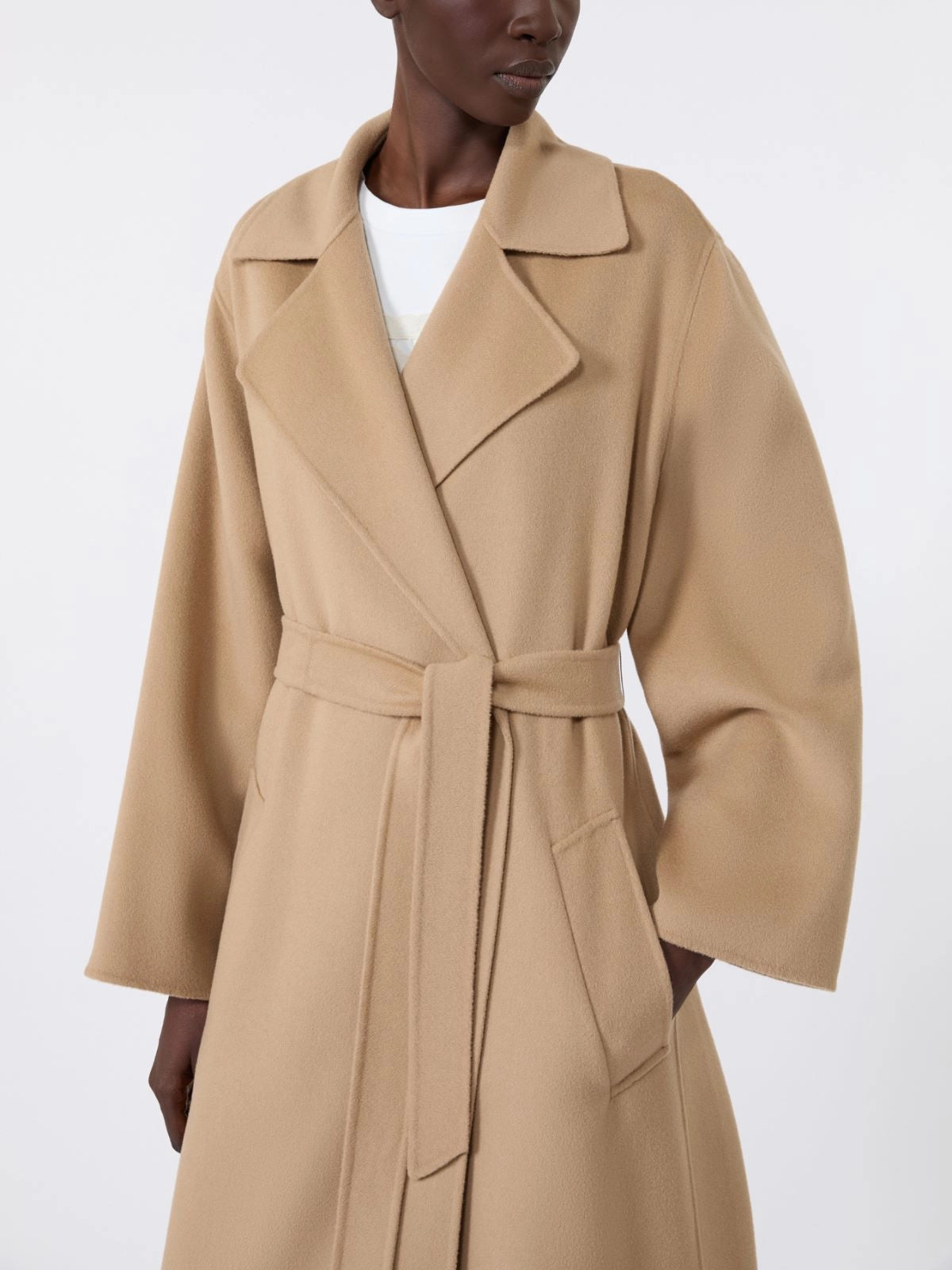 Cappotto in doppio di mista lana