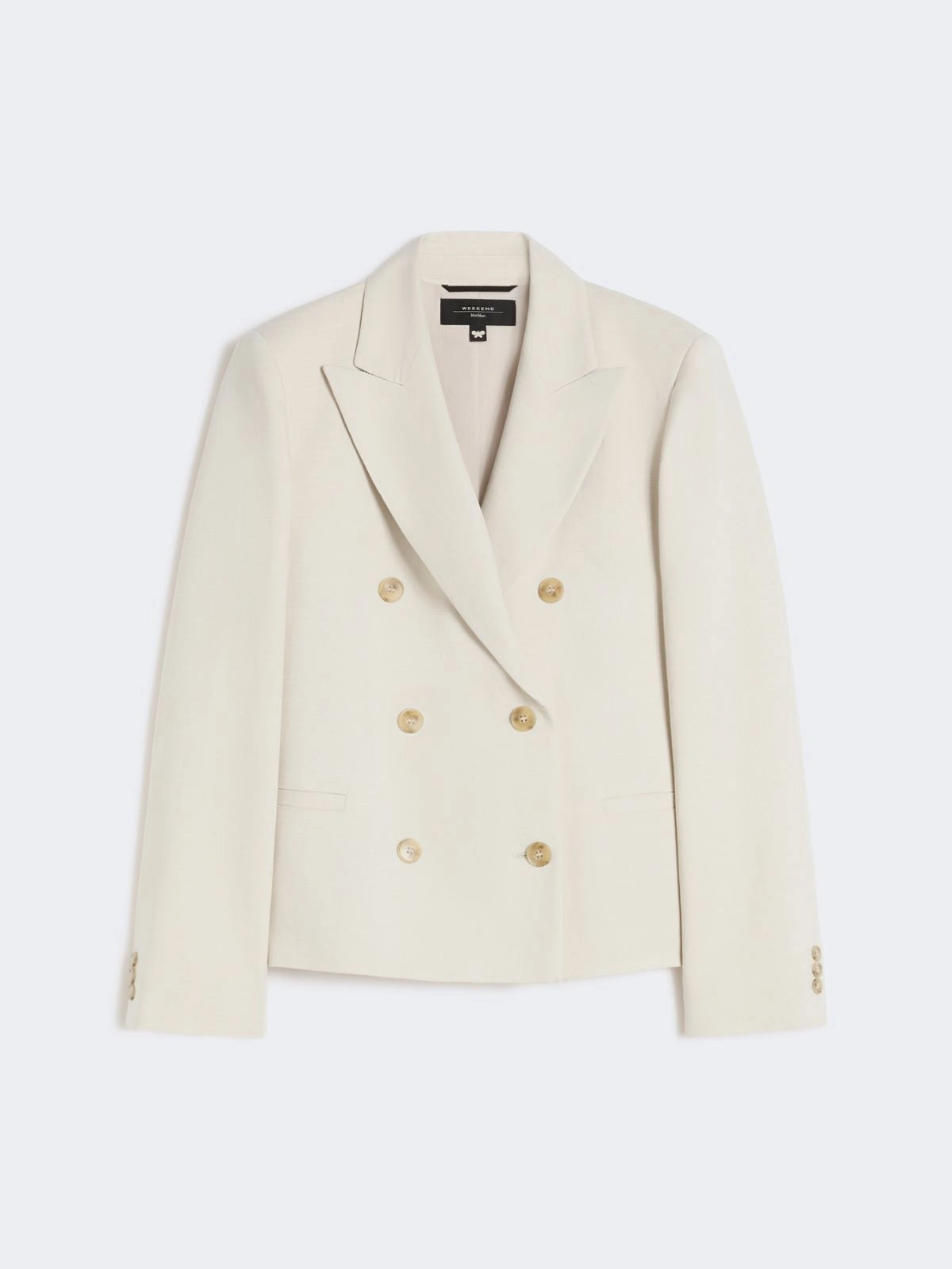 Blazer in viscosa e lino