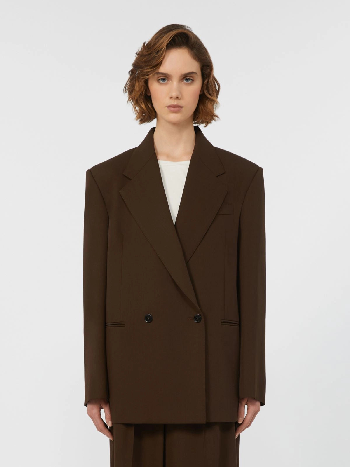 Blazer in levantina di lana
