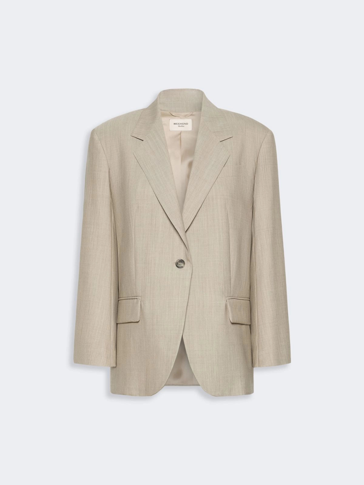 Blazer over in tela di lana