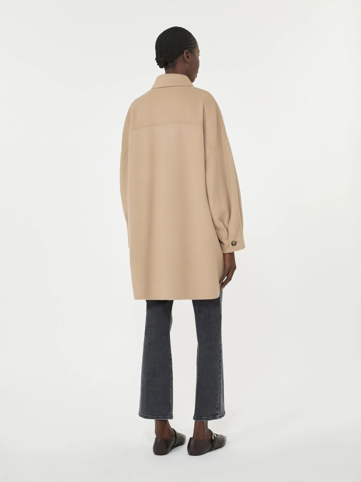 Cappotto over in mista lana