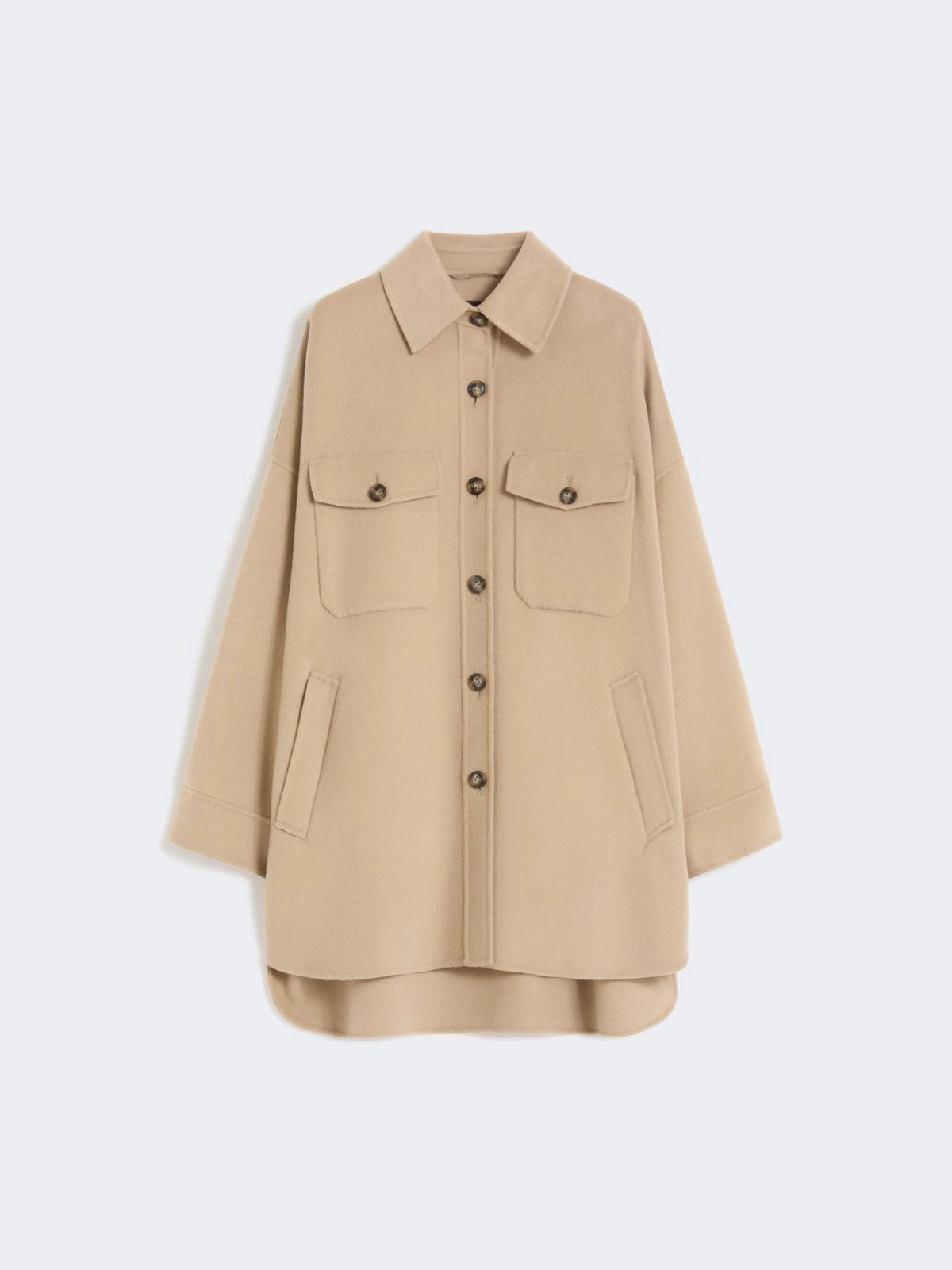 Cappotto over in mista lana
