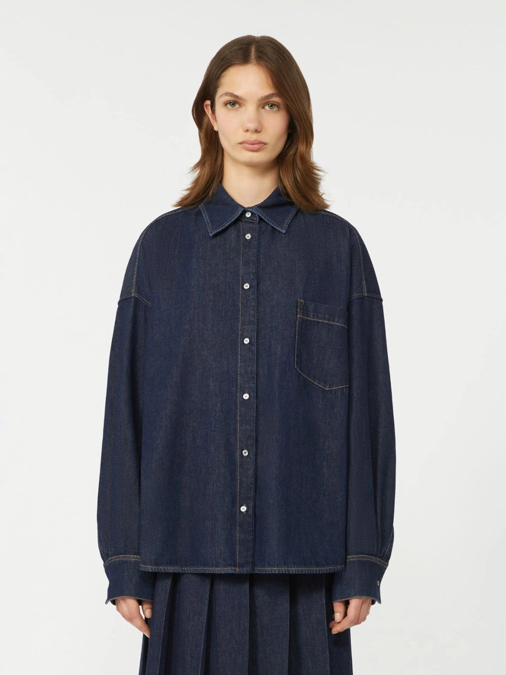 Camicia in denim di cotone