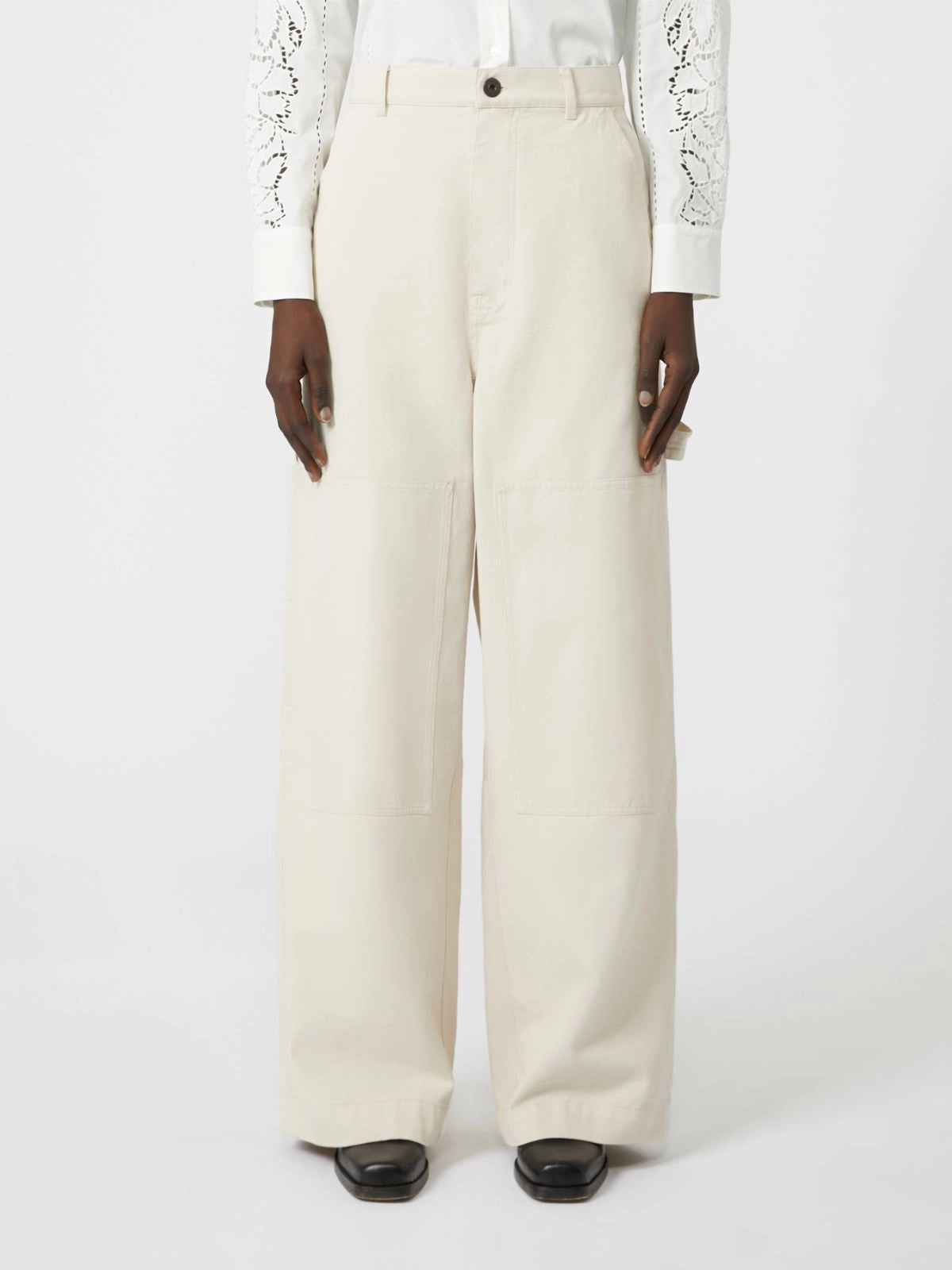 Pantalone workwear in drill di cotone