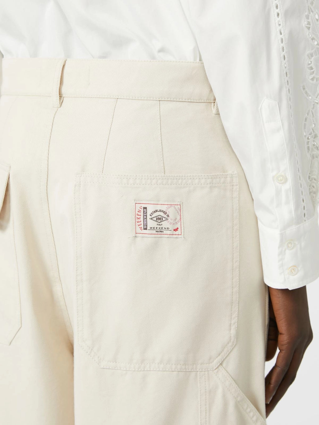 Pantalone workwear in drill di cotone