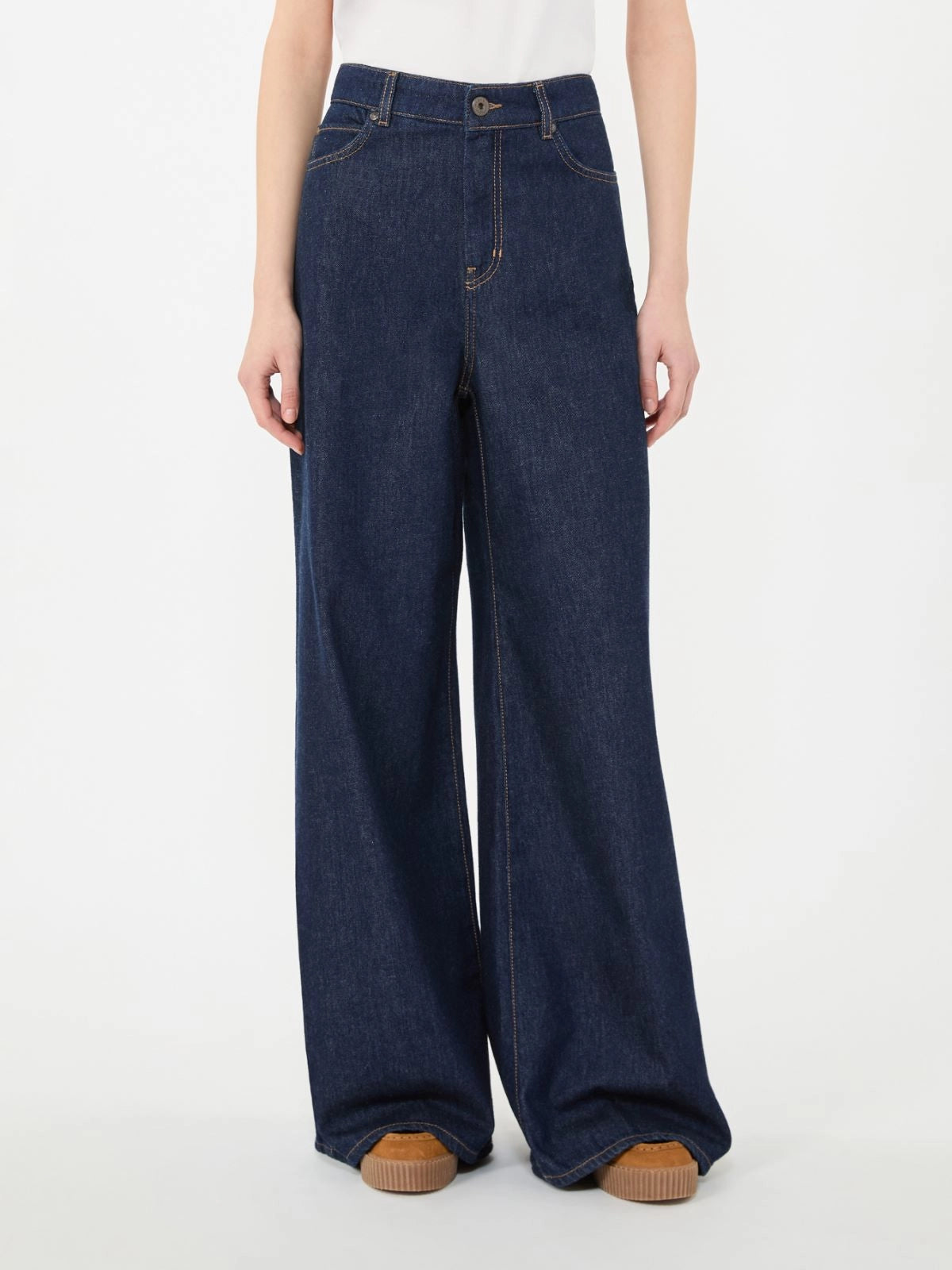 Jeans in denim morbido di cotone