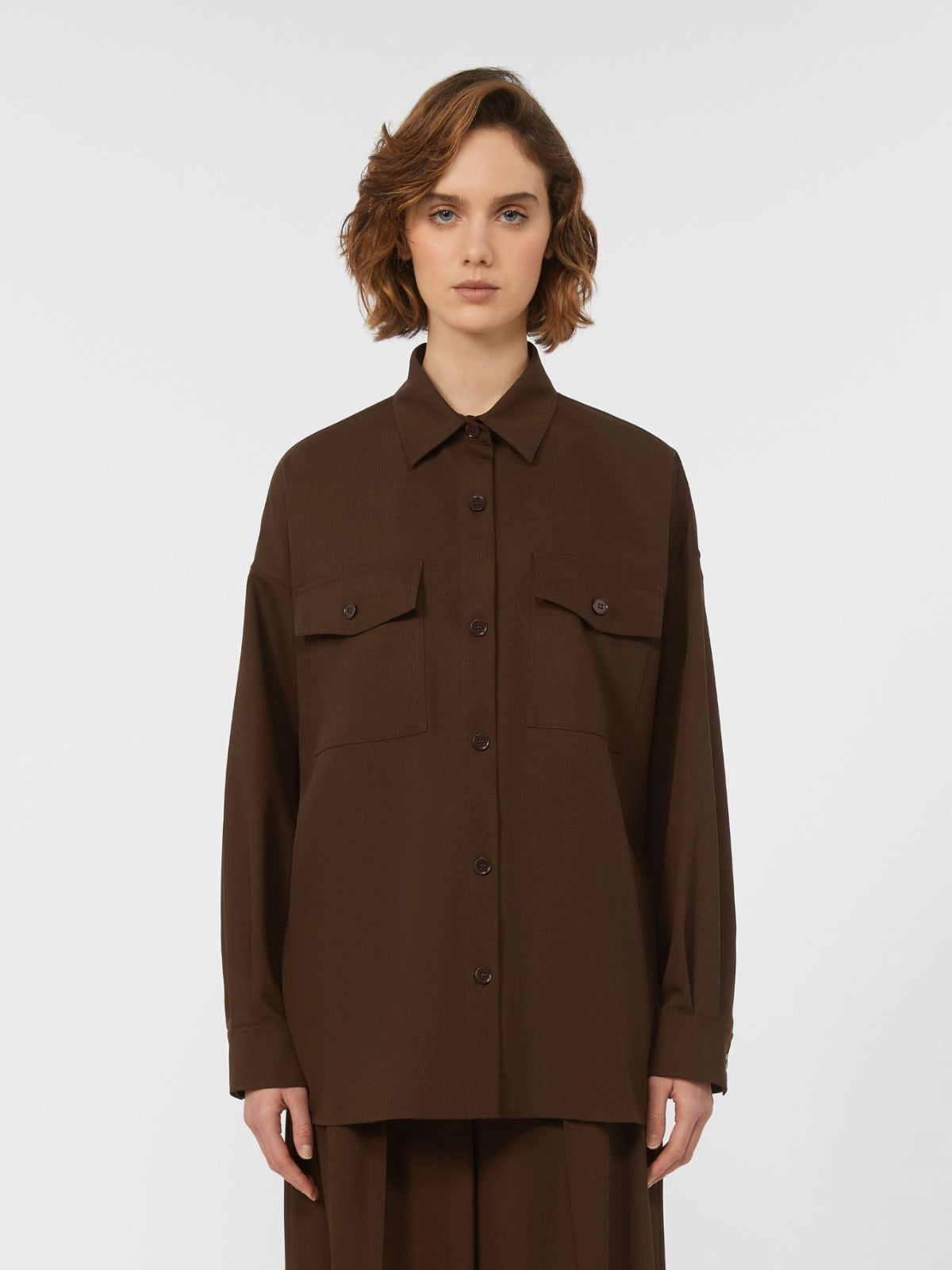Camicia in levantina di lana
