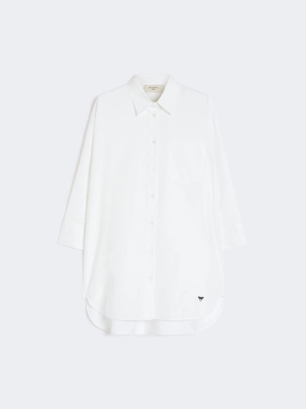 Camicia over in Oxford di cotone