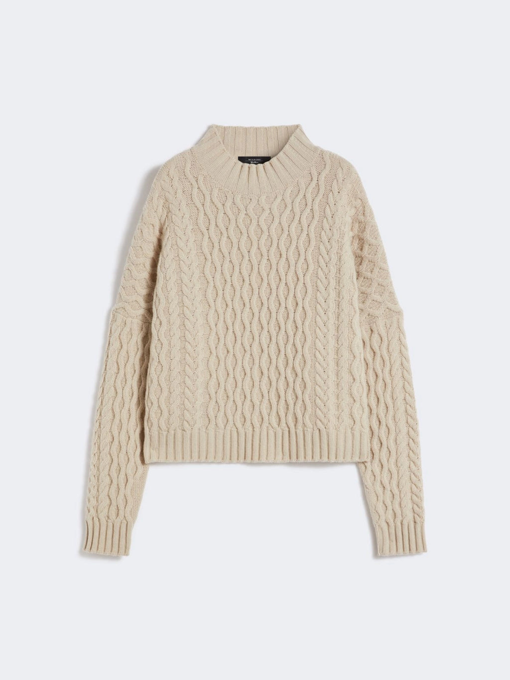 Maglia boxy in filato di lana
