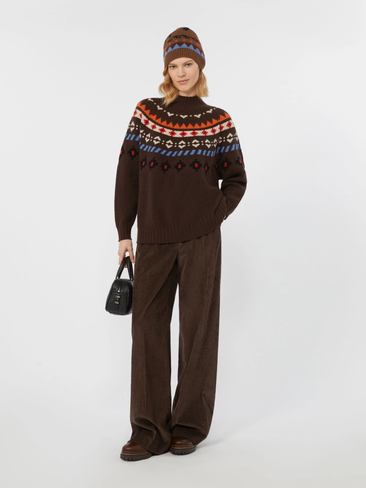 Maglia in lana jacquard