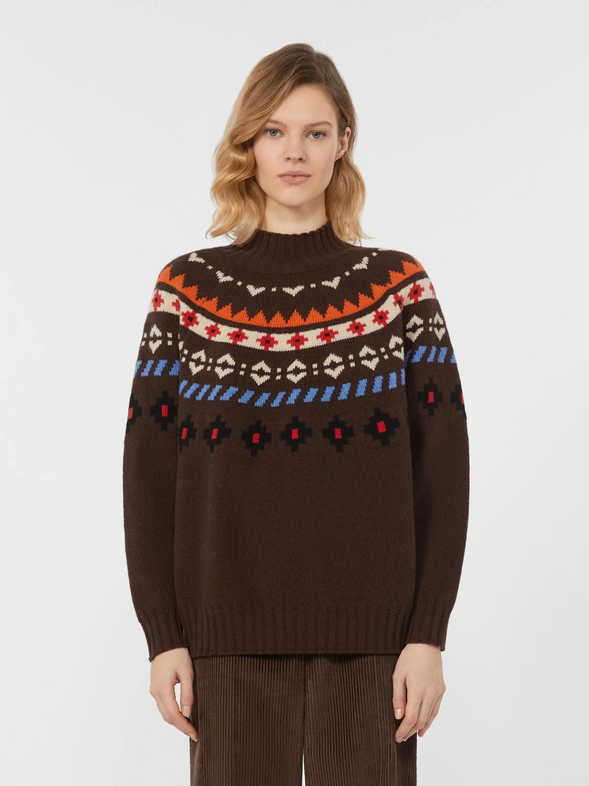 Maglia in lana jacquard