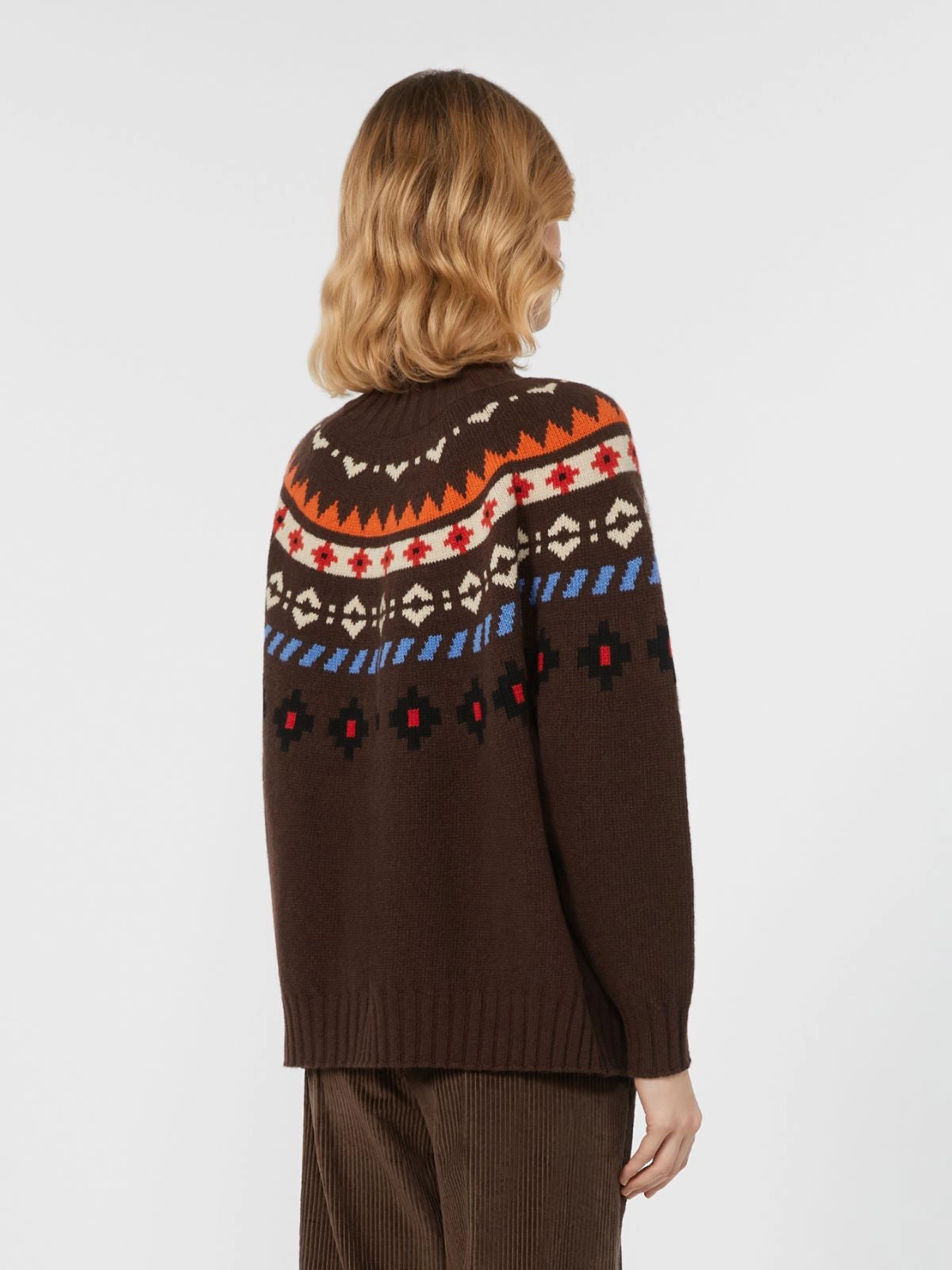 Maglia in lana jacquard