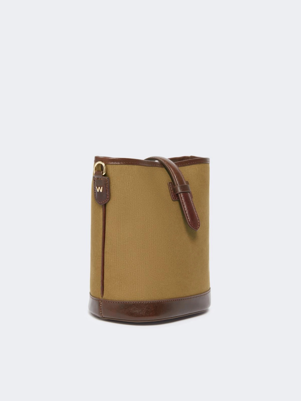 Borsa a secchiello piccolo in canvas