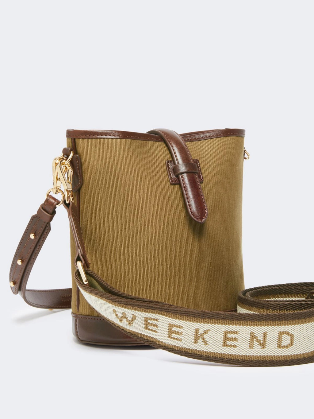 Borsa a secchiello piccolo in canvas