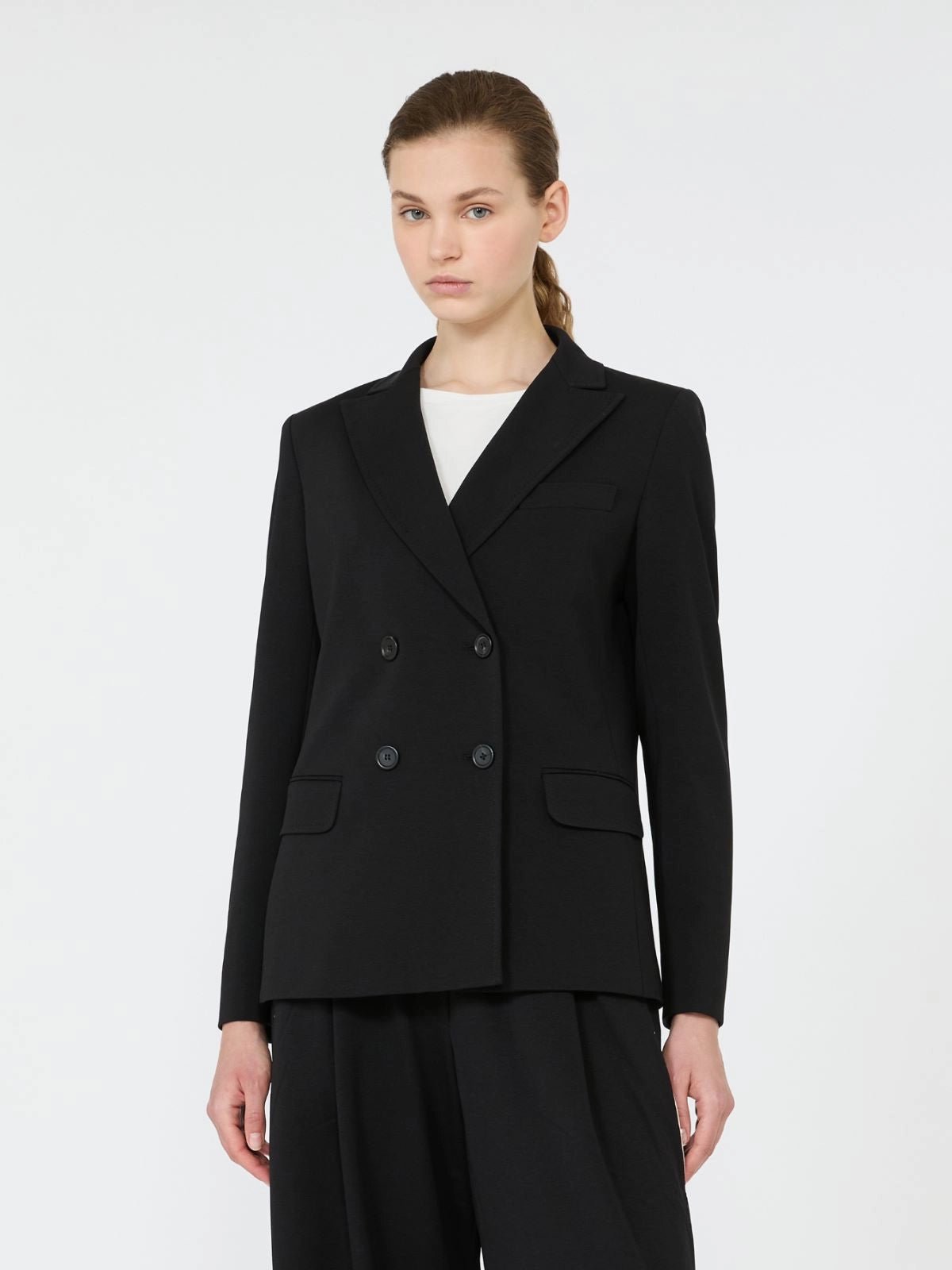 Blazer doppiopetto in jersey Milano